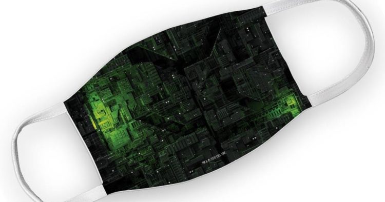Star2BTrek2BShop2BStar2BTrek2BPicard2BBorg2BCube2Bwashable2Bface2Bmask 750x394 Official Star Trek face masks have arrived, and theyre Feeding America